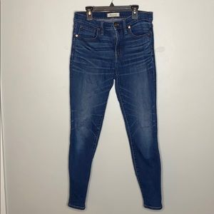 Madewell 9" High Rise Skinny Jeans 28